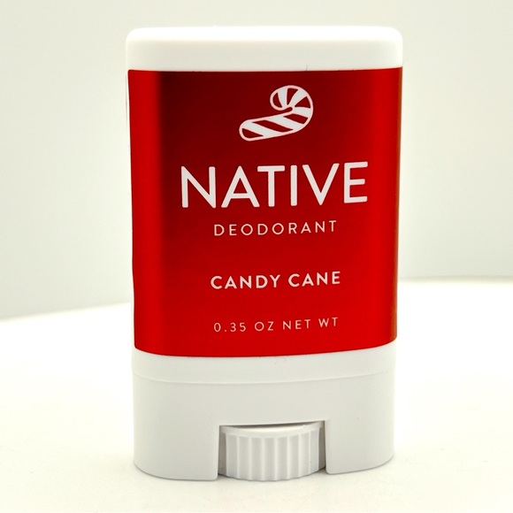 🦋$3 ~ Native Deodorant ~ Limited Edition Holiday ~ Candy Cane ~ Aluminum Free - Picture 1 of 9